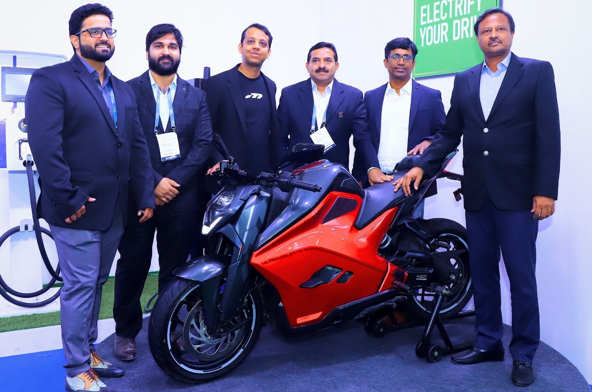 Ultraviolette F77 price, range, charging time, HPCL charging station.